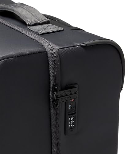 JanSport Good Latitude Checked Spinner Suitcase - 68L Water Resistant Travel Luggage - 26-inch Large Durable Lightweight Rolling Hardside Softside Bag, Smokey Grit