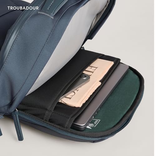 Troubadour Apex 4.0 Compact - 16L Premium Laptop Backpack - Ergonomic & Water Resistant - Designed for Work and Travel - Basalt