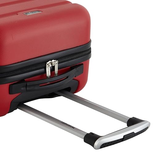 Wrangler 22" Hardside Spinner Carry-On Luggage, Salsa Red