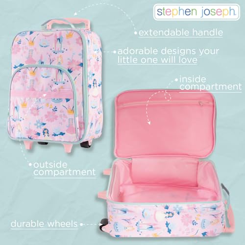 Stephen Joseph Kids Rolling Carry-On Luggage, Transportation