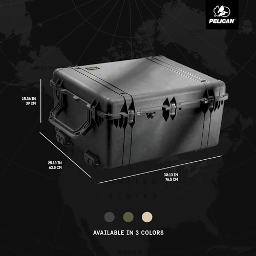 Pelican 1690 Case With Foam (Black)