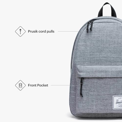 Herschel Supply Co. Unisex Herschel Classic Backpack Raven Crosshatch, XL - 30L