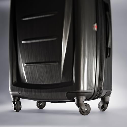 Samsonite Winfield 2 - 20-Inch Hardside Luggage with 360° Spinner Wheels, TSA Lock, Airline Approved - Charcoal