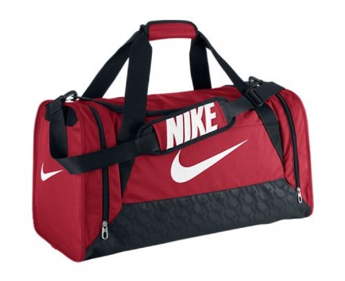 Nike Brasilia 6 Duffel Bag Black/White Size Medium