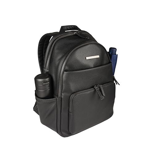 Kenneth Cole Reaction Marley Double Compartment Vegan Leather Womens 15" Laptop Fashion Backpack