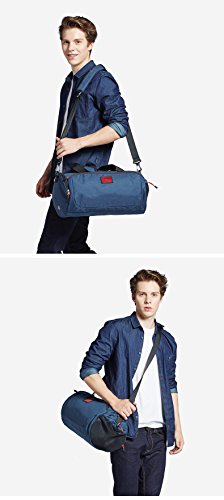 Cool NEW! Duffel Style Carry On Sports Travel Bag with Shoulder Strap, Zippered Compartments