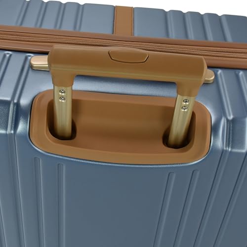 London Fog Southbridge 25 Inch Expandable Spinner HS, Slate Blue