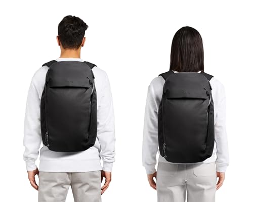 Bellroy Venture Travel Pack (26 liter carry on travel backpack, with laptop sleeve, RFID protection and bonus 15 liter tote bag) - JetBlack