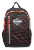 Harley-Davidson Rumble Bar & Shield Logo Backpack, Polyester w/Mesh - Black