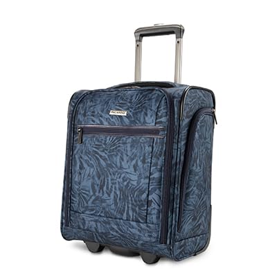 Ricardo Avalon 28L Underseat Carry On Luggage – Sustainable Travel Bag, Compact Suitcase with Wheels, Travel Essentials for Short Trips, Fits Under Seat, 16-inch, Serengeti Night