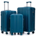 Merax 3 pcs/set in ABS Spinner Wheel Luggage Set, Carry on Suitcase