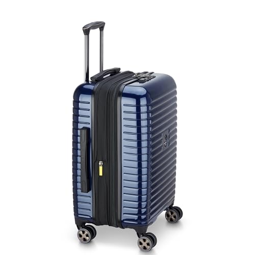 DELSEY PARIS Cruise 3.0 Hardside Expandable Luggage with Spinner Wheels, Deep Sea Navy, Carry on 20 Inch