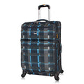 LUCAS Ultra Lightweight Carry On - Softside 20 Inch Expandable Luggage - Small Rolling Bag Fits Most Airline Compartments - Durable 4-Spinner Wheels Suitcase (Old School Navy)