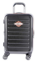 Harley-Davidson 22 in. Cruiser Hard Sided Expandable Wheeling Luggage, Black
