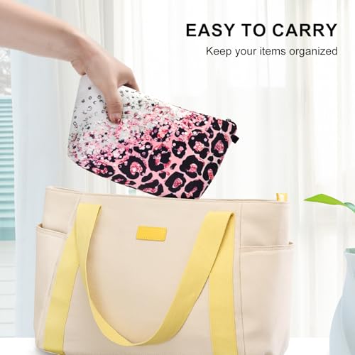 Small Makeup Bag for Travel, Mini Makeup Pouch, Cute Cosmetic Bag for Women, Toiletry Bags, Make Up Brush Skincare Organizer, Pouches for Travel Accessories