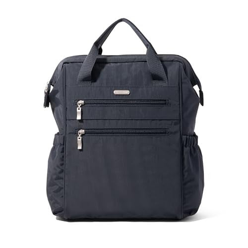 Baggallini City Scape Backpack - 15"x11" Lightweight Work Travel Bag w/Luggage Sleeve & RFID