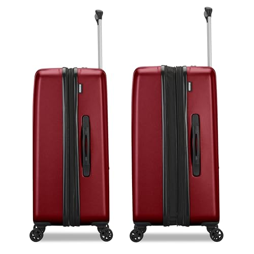 American Tourister Westridge Hardside Luggage Set with Spinner Wheels, Holly Red, Carry-On