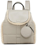 Calvin Klein Women's Millie Novelty Backpack, Fawn/Ivory, One Size