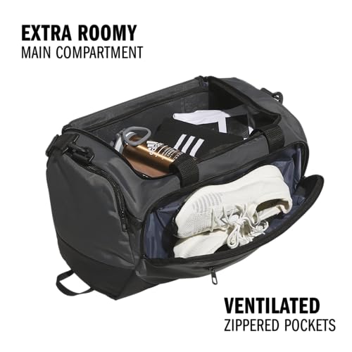 adidas Defender 5 Duffel Bag for Sports, Gym and Travel, Team Dark Grey, OSFA