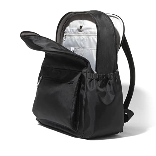 Baggallini Essential Laptop Backpack - 16x12 Inch Travel Backpack with 16" Laptop Sleeve - Lightweight Luggage Backpack