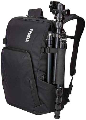 Thule Covert Camera Backpack 24L, Modular Internal Organization, Fits 14" Laptop & 11" Tablet, Includes Padded Shoulder Bag