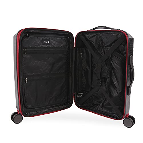 Hurley Swiper 21" Carry On Hardside Spinner Suitcase