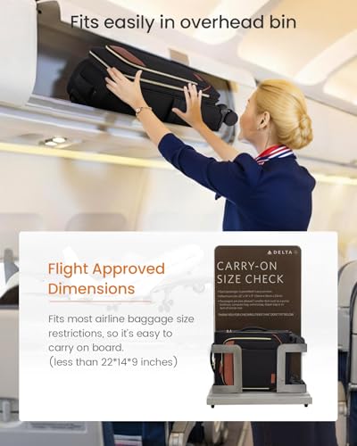LOVEVOOK 4 Pcs Carry On Luggage 22x14x9 Airline Approved 20 Inch Underseat Carry on Suitcase for Women Men Softside Travel Luggage with Spinner Wheels and TSA Lock