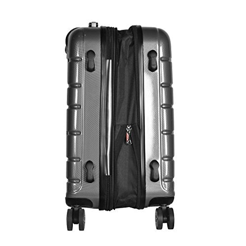 Olympia U.S.A. Nema 25-inch Luggage Expandable Lightweight Hardside Double 4 Wheel Spinner Suitcase with TSA Lock and Hidden Laptop Compartment