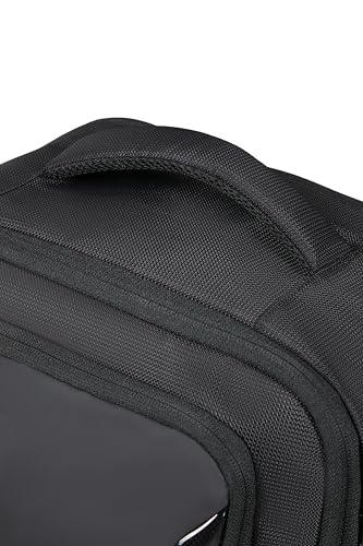 American Tourister Take2Cabin Pro Ryanair/Wizz Air/Vueling Cabin Bag (40 x 30 x 20 cm, 26.5 L, 0.60 kg) - Underseat Hand Luggage, Aeroplane Backpack S/M Underseat - Black (Flash Black)