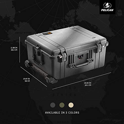 Pelican 1610 Case With Foam (Black)