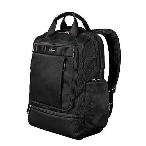 Ricardo Beverly Hills Rodeo Drive 2.0 Softside Backpacks, Lightweight, Unisex, Stylish, Black, 16-Inch Laptop Backpack