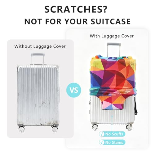 TRAVELKIN more than travel Luggage Covers For Suitcase Tsa Approved,Suitcase Cover Protector Fit 18-32 Inch Luggage