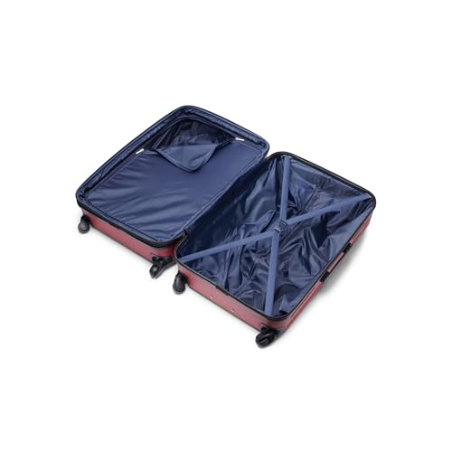 Tommy Hilfiger Unisex Luggage Check In,Red,large