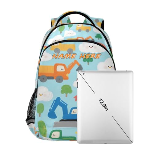 miaozhen Cute Cartoon Colorful Truck carry on backpacks for kids with large bookbags for teen para bebes varon mochila para ni?os
