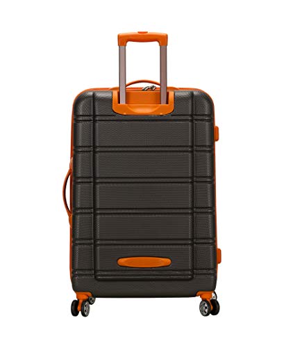 Rockland Melbourne Hardside Expandable Spinner Wheel Luggage, Charcoal, 2 Piece (20"/28")