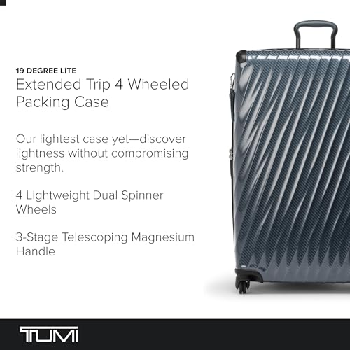 TUMI - 19 Degree Lite 4 Wheel Luggage - Lightweight and Highly Durable, Modern Contour, Hard Shell Men's and Women's Suitcase - 30" Large Checked Packing Case, Pavement