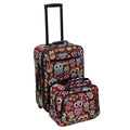 Rockland Fashion Softside Upright Luggage Set, Expandable, Owl, 2-Piece (14/19)