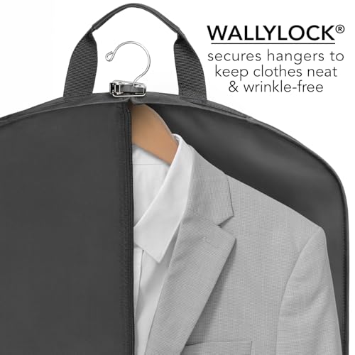 WallyBags® 40” Deluxe Carry-On Travel Garment Bag, Perfect for Suits and Shirts