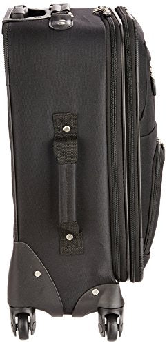 Rockland Pasadena Expandable Spinner Carry-on 19", Black