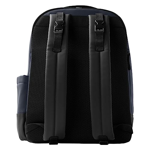 Skip Hop Diaper Bag Backpack: Flex, Multi-Function Baby Travel Bag with Changing Pad & Stroller Attachment, Blue