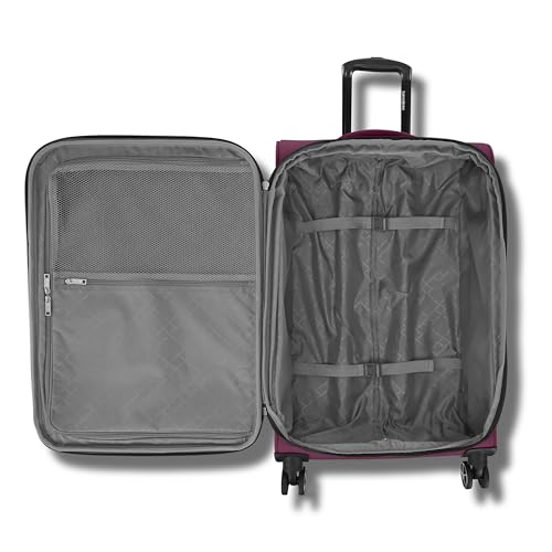 Samsonite Saire LTE Softside Expandable Luggage with Spinners | Raspberry | 3PC (CO/MED/LG)