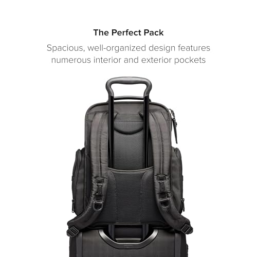TUMI - Alpha Brief Pack - Men's and Women's Work and Travel Laptop Backpack with Padded Adjustable Strap - Fits Up to 15" Screen - Black