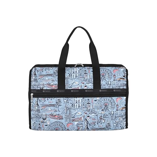 LeSportsac Deluxe Large Weekender Bag (The Boroughs Blue)