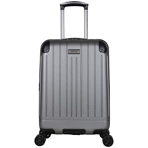 Kenneth Cole Reaction Flying Axis 20" Hardside Expandable 8-Wheel Spinner Carry-On Suitcase, Silver