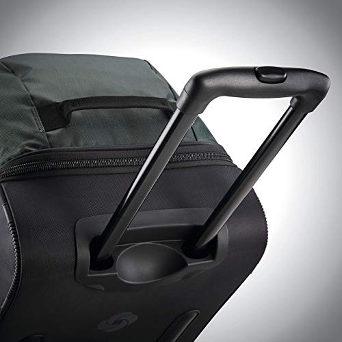 Samsonite Andante 2 Wheeled Duffel Bag – 32-Inch Durable Rolling Luggage with Inline Skate Wheels, Push-Button Handle & Spacious Compartments – Travel-Friendly and Lightweight - Moss Green/Black