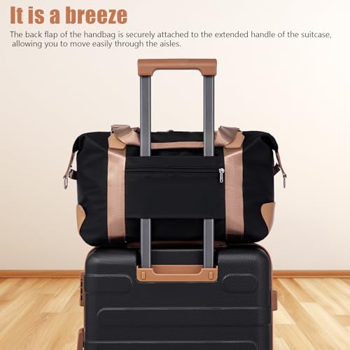 Cobens Luggage Sets 5 Piece Durable Suitcase Set with Spinner Wheels, Hard Shell Carry on Luggage with TSA Lock, Large Checked Travel Suitcases for Men and Women
