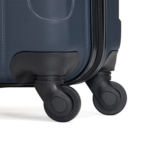 Kenneth Cole REACTION Out of Bounds Lightweight Hardshell 4-Wheel Spinner Luggage, Naval, 28-Inch Checked