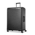 Samsonite Framelock Max Hardside Luggage with Spinner Wheels, Lightweight zipper-less (Asphalt Black, Large Spinner)