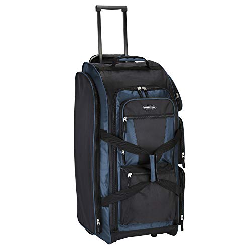 Travelers Club 30" Xpedition Rolling Duffel Bag, Blue