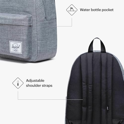 Herschel Supply Co. Unisex Herschel Classic Backpack Raven Crosshatch, XL - 30L